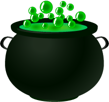 Bubbling Potion Cauldron